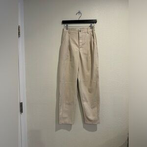Lulu’s - Faux Leather Pants - Oyster Color - Size S